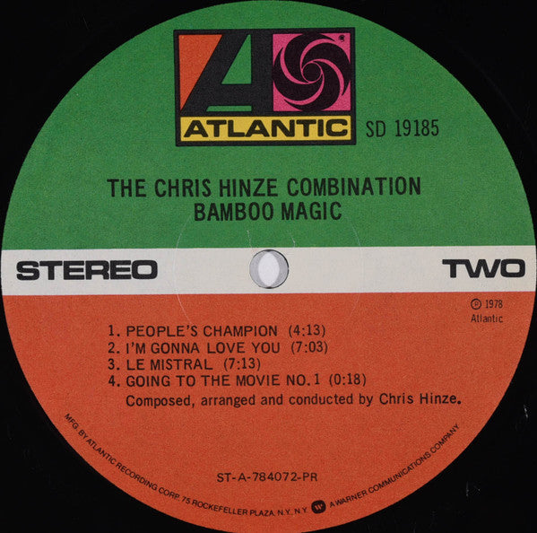Chris Hinze Combination, The - Bamboo Magic