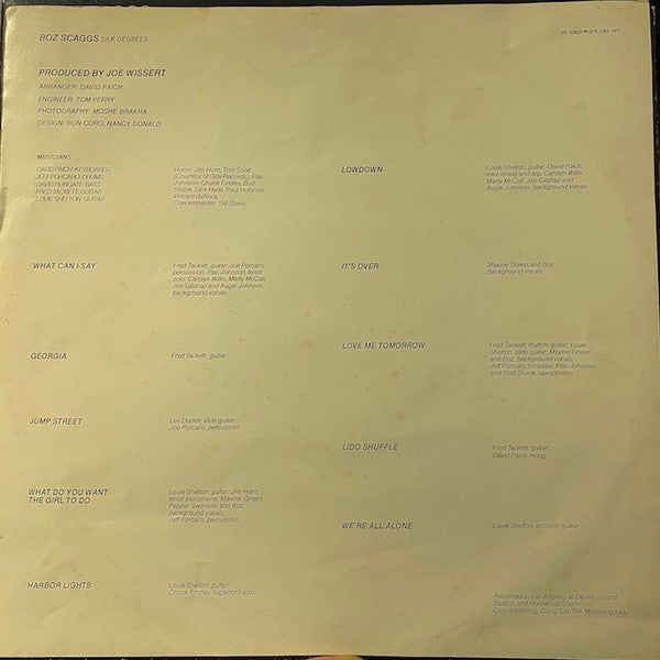Boz Scaggs - Silk Degrees