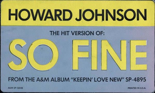 Howard Johnson - So Fine