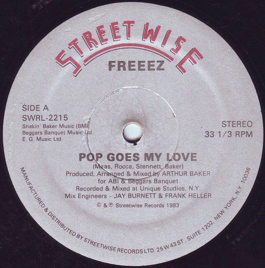 Freeez - Pop Goes My Love