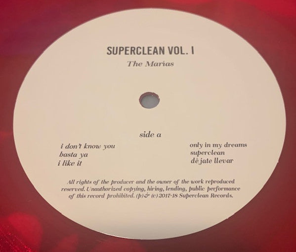 The Marías - Superclean Vol. I & Superclean Vol. II [RED TRANSLUCENT]