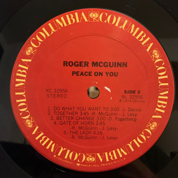 Roger McGuinn - Peace On You