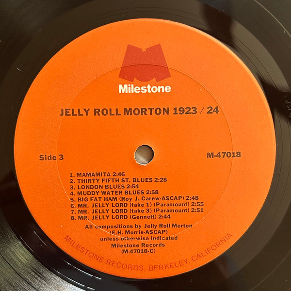 Jelly Roll Morton 1923/24