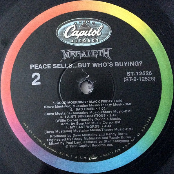 Megadeth - Peace Sells... But Who's Buying?