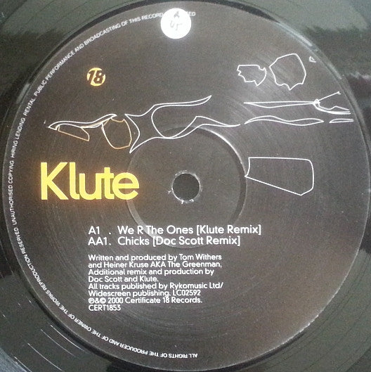 We R The Ones (Klute Remix) / Chicks (Doc Scott Remix)