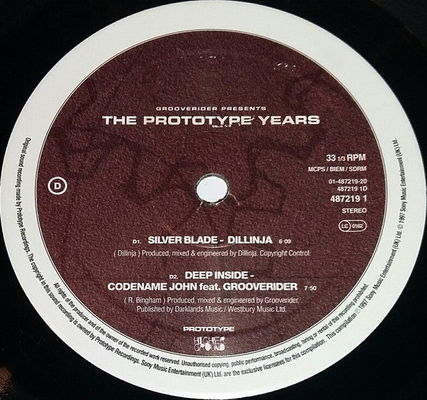 Grooverider - The Prototype Years