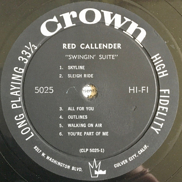 Red Callender And His Modern Octet - Swingin' Suite