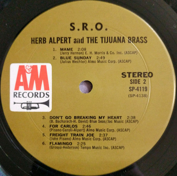 Herb Alpert & The Tijuana Brass - S.R.O.