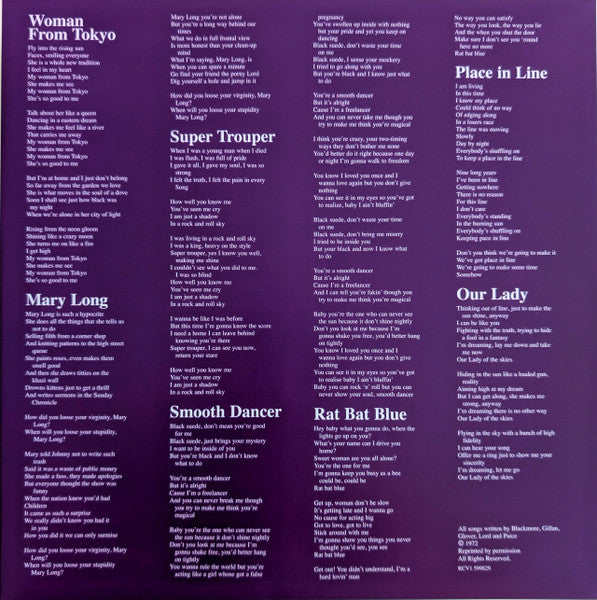 Deep Purple - Who Do We Think We Are