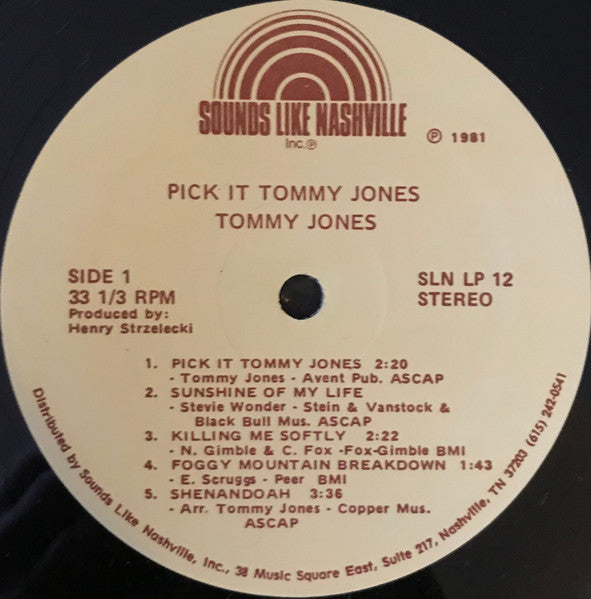 Tommy Jones - Pick It