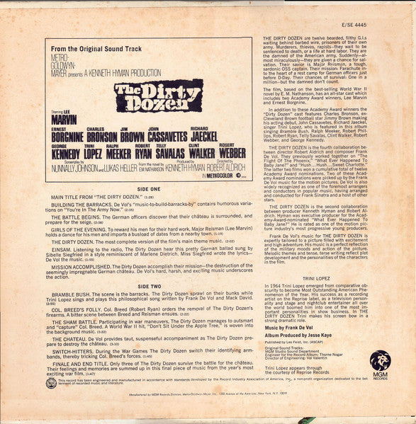Frank De Vol - The Dirty Dozen (Music From The Original Sound Track)