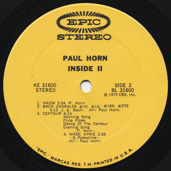 Paul Horn - Inside II