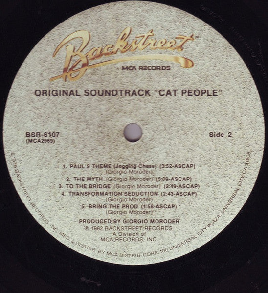 Cat People (Original Soundtrack)