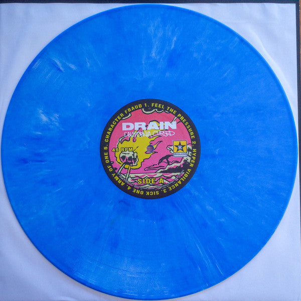 Drain - California Cursed [Light Blue/White Marble]