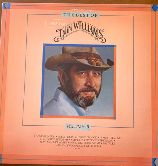 The Best Of Don Williams Volume III