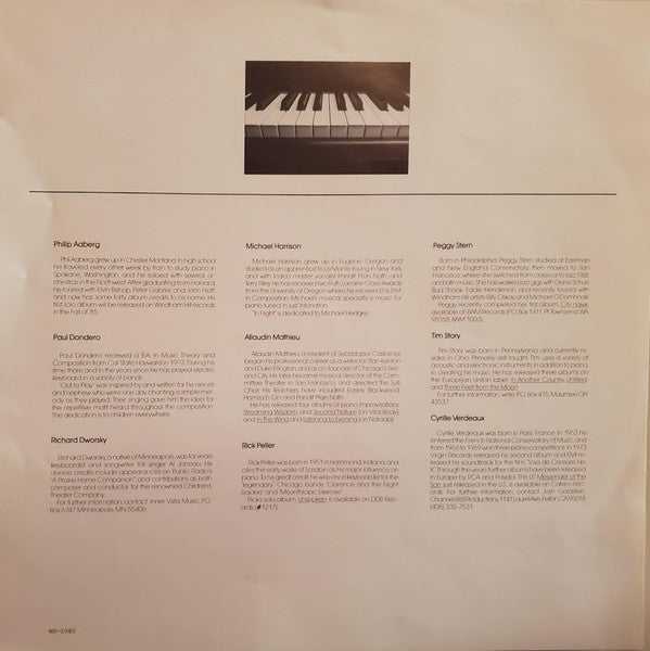 Various - Windham Hill Records Piano Sampler