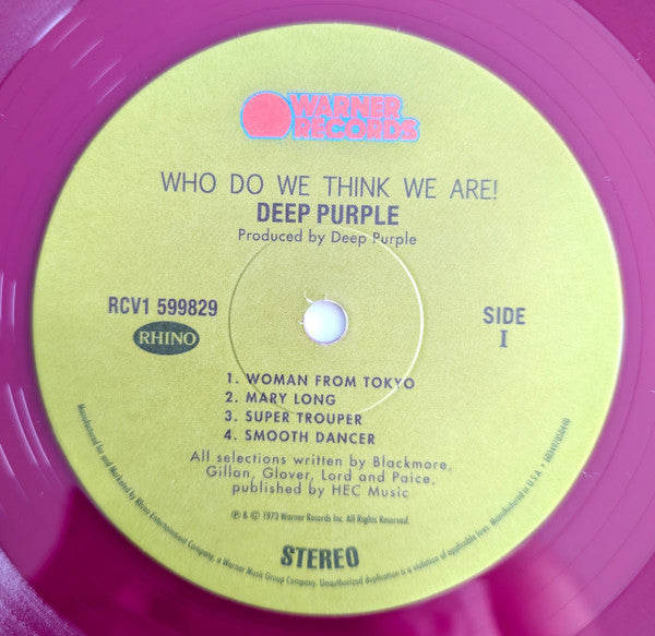 Deep Purple - Who Do We Think We Are