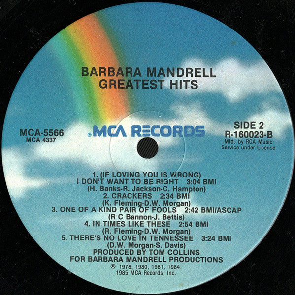 Barbara Mandrell - Greatest Hits