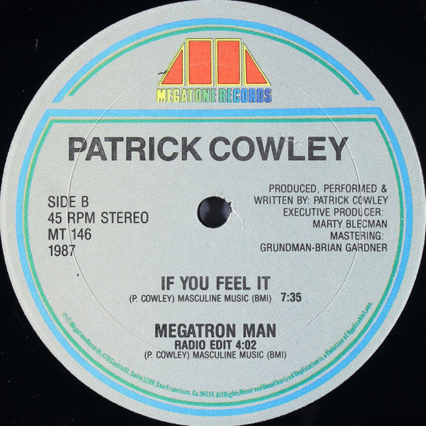 Patrick Cowley - Megatron Man '87
