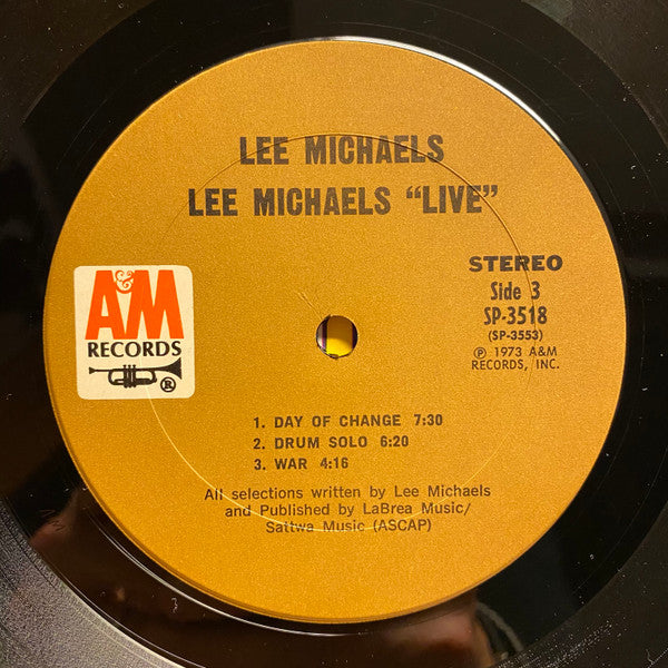 Lee Michaels - Live