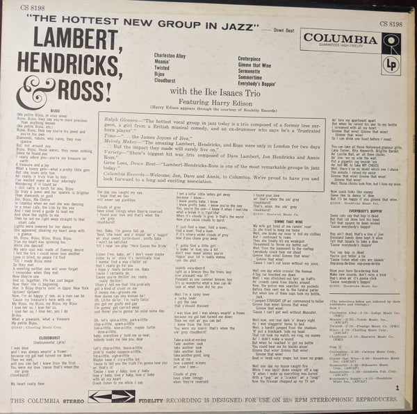 Lambert, Hendricks & Ross - The Hottest New Group In Jazz