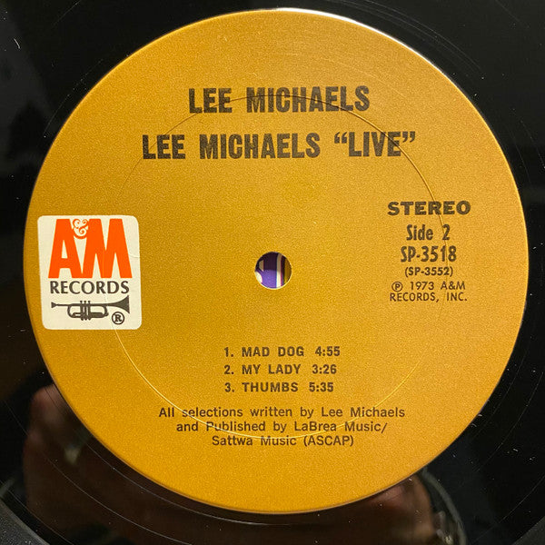 Lee Michaels - Live