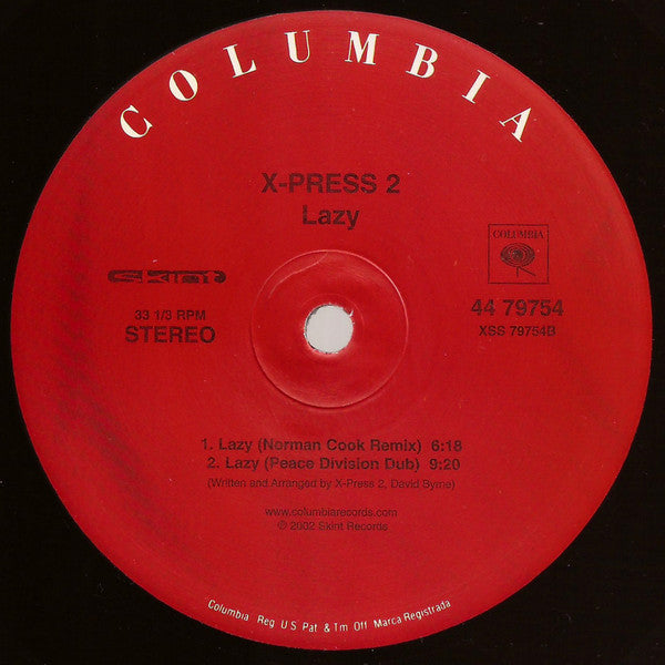 X-Press 2 - Lazy