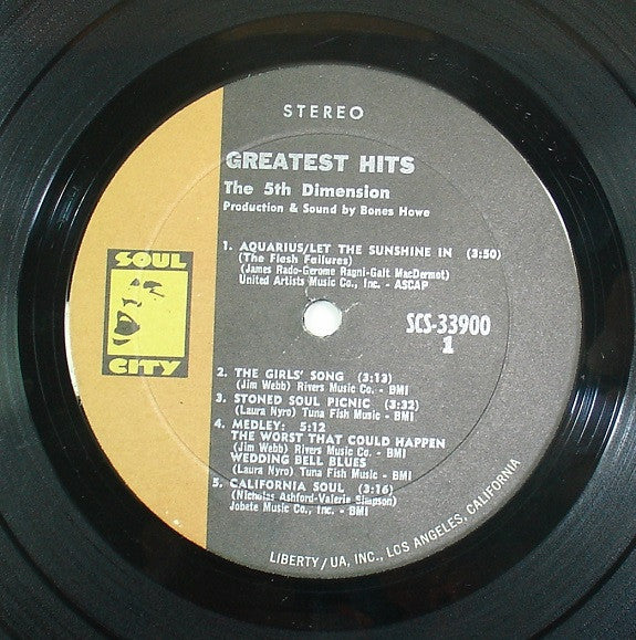The Fifth Dimension - Greatest Hits