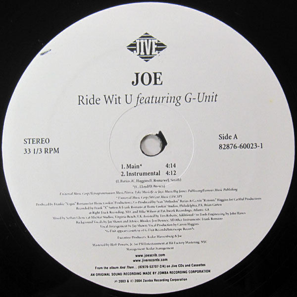 Joe - Ride Wit U