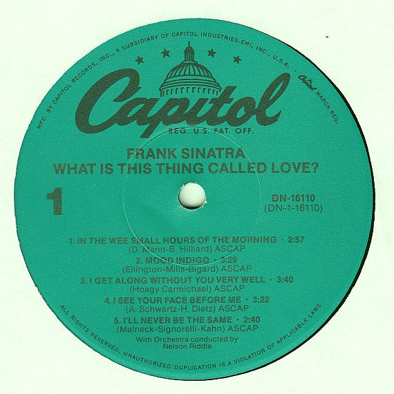 Frank Sinatra - What Is This Thing Called Love?