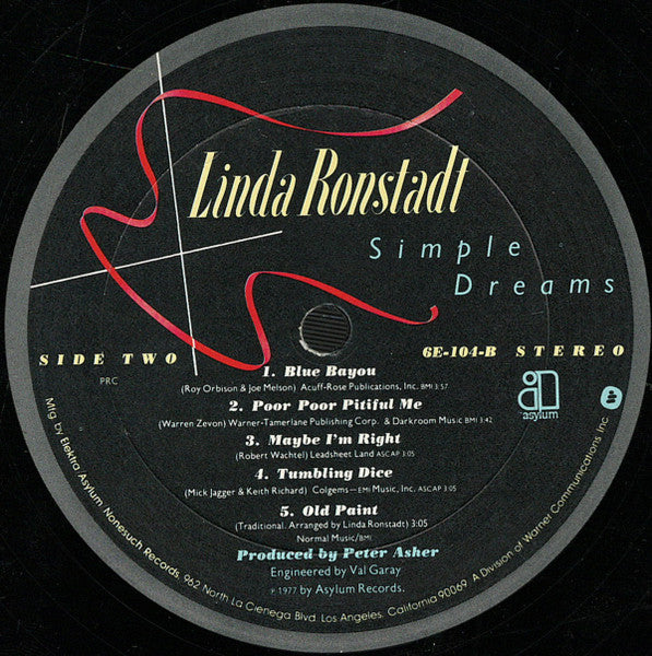 Linda Ronstadt - Simple Dreams
