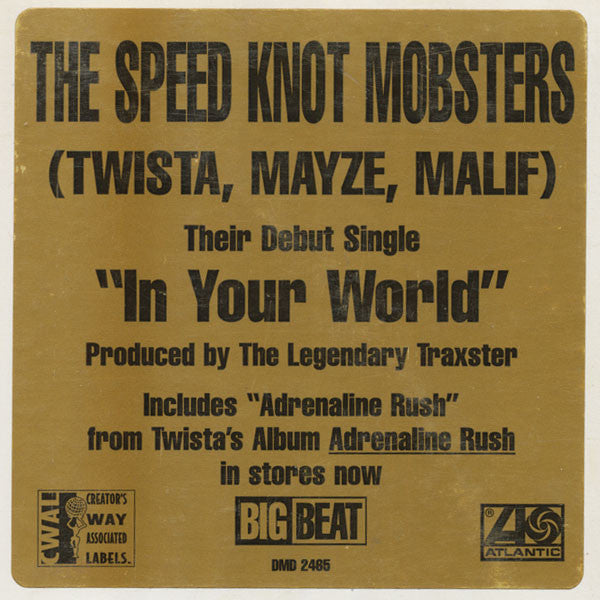 The Speed Knot Mobsters - In Your World / Adrenaline Rush
