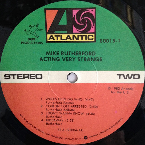 Mike Rutherford - Acting Very Strange