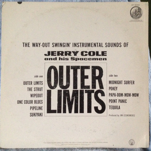 Jerry Cole And His Spacemen - Outer Limits