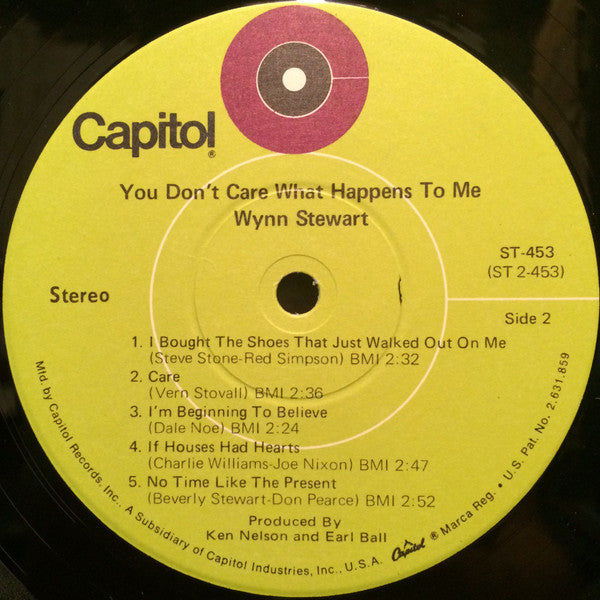 Wynn Stewart - You Don't Care What Happens To Me