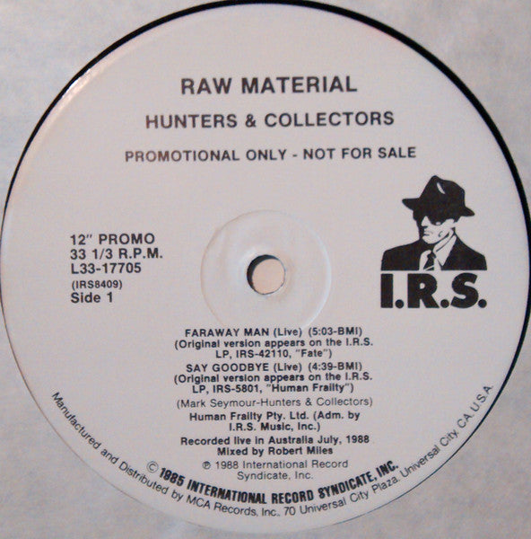 Hunters & Collectors - Raw Material