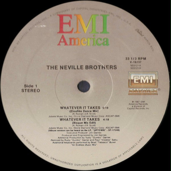 The Neville Brothers - Whatever It Takes