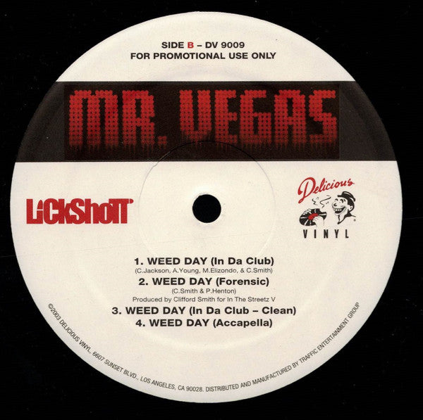 Mr. Vegas - Popito / Fatness / Weed Day
