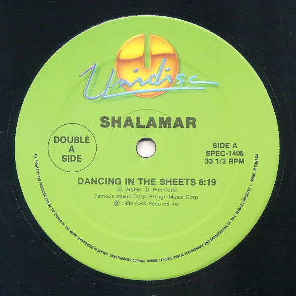 Shalamar - Dancing In The Sheets / Boogie Wonderland / Evil