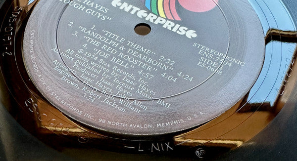 Isaac Hayes - Tough Guys (Music From The Soundtrack Of The Paramount Release 'Three Tough Guys')