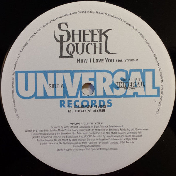 Sheek Louch - How I Love You / Ten-Hut