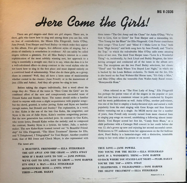 Various - Here Come The Girls