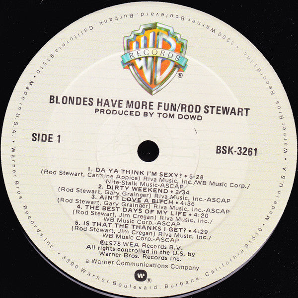 Rod Stewart - Blondes Have More Fun