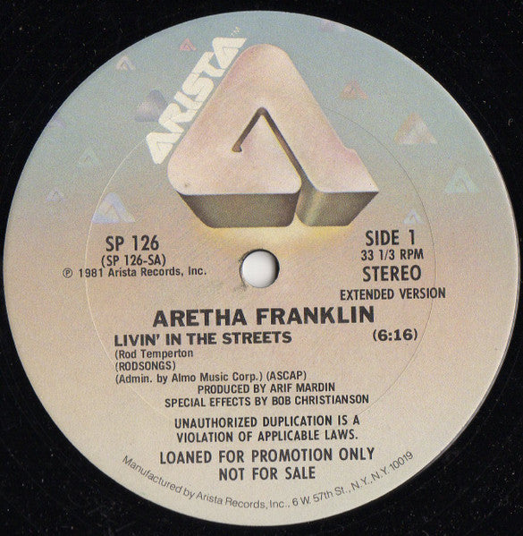Aretha Franklin - Livin' In The Streets