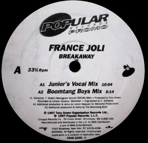 France Joli - Breakaway
