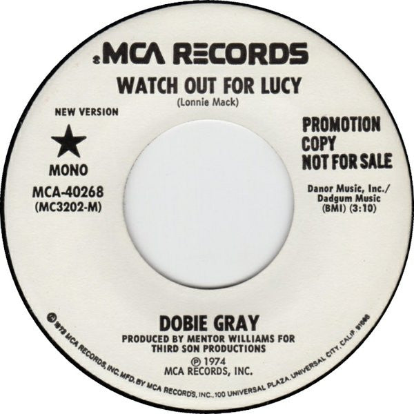 Dobie Gray - Watch Out For Lucy