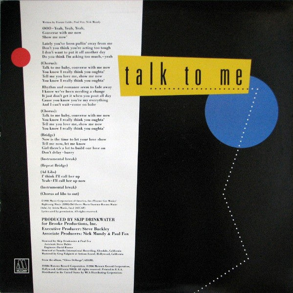 Chico DeBarge - Talk To Me
