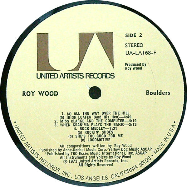 Roy Wood - Boulders