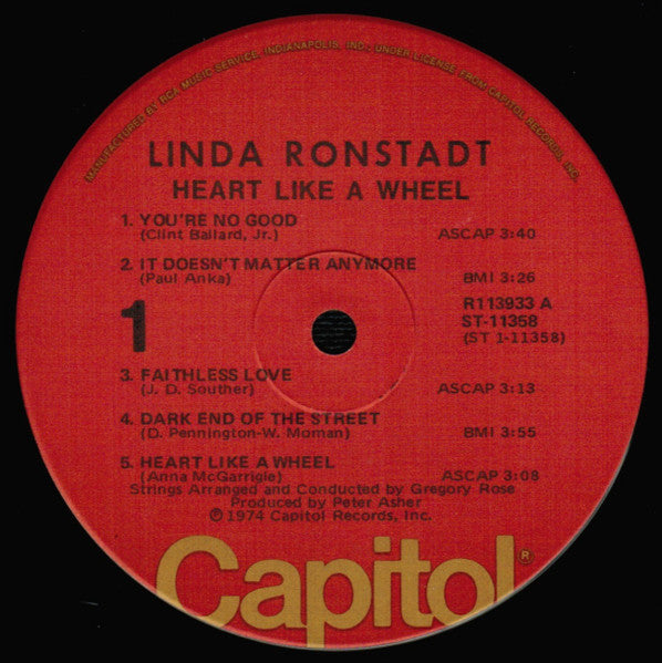 Linda Ronstadt - Heart Like A Wheel