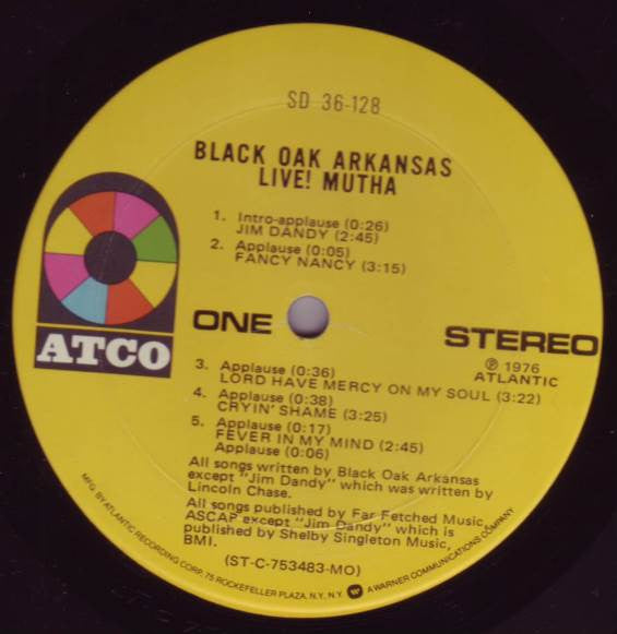 Black Oak Arkansas - Live! Mutha